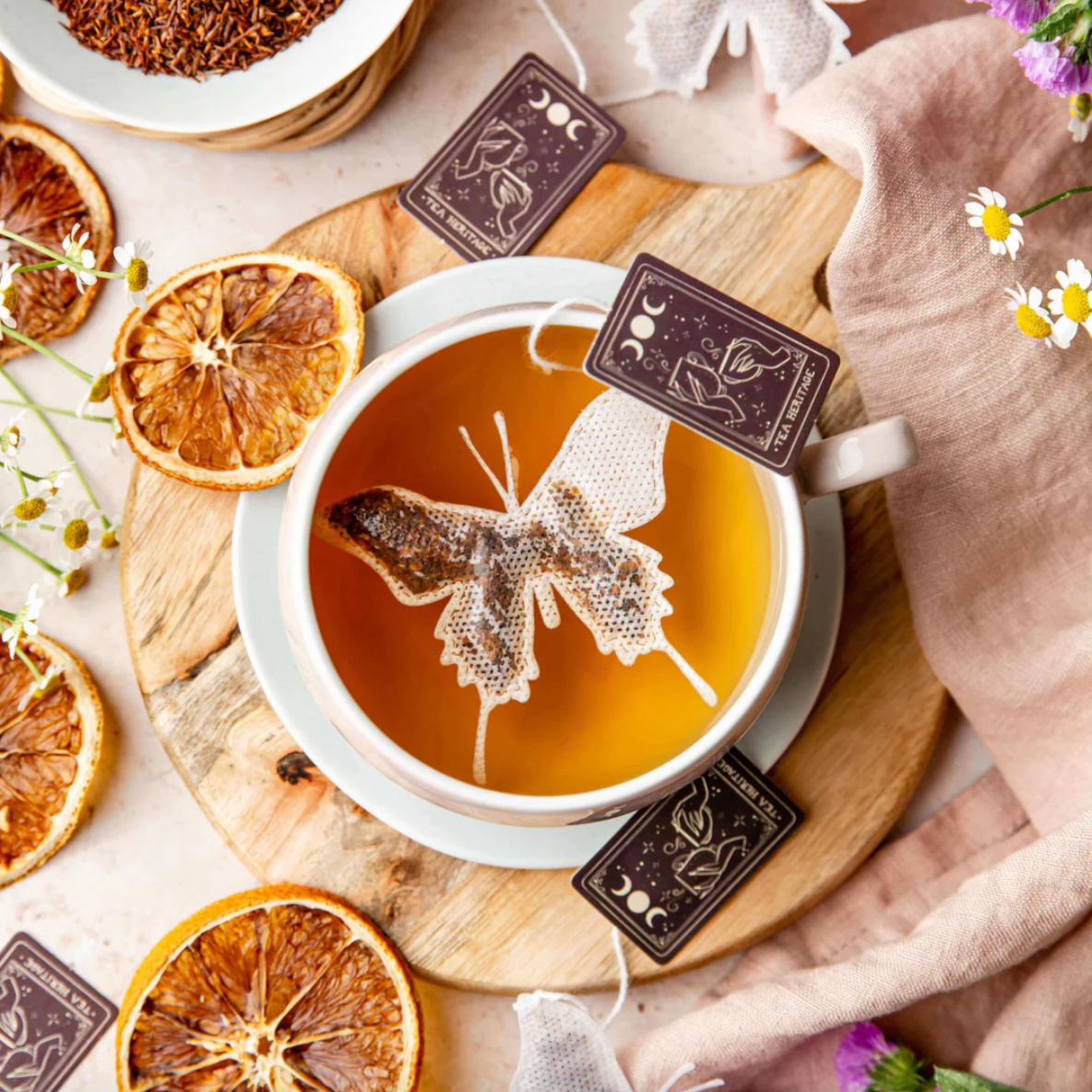 Sachets de thé - Papillon x5