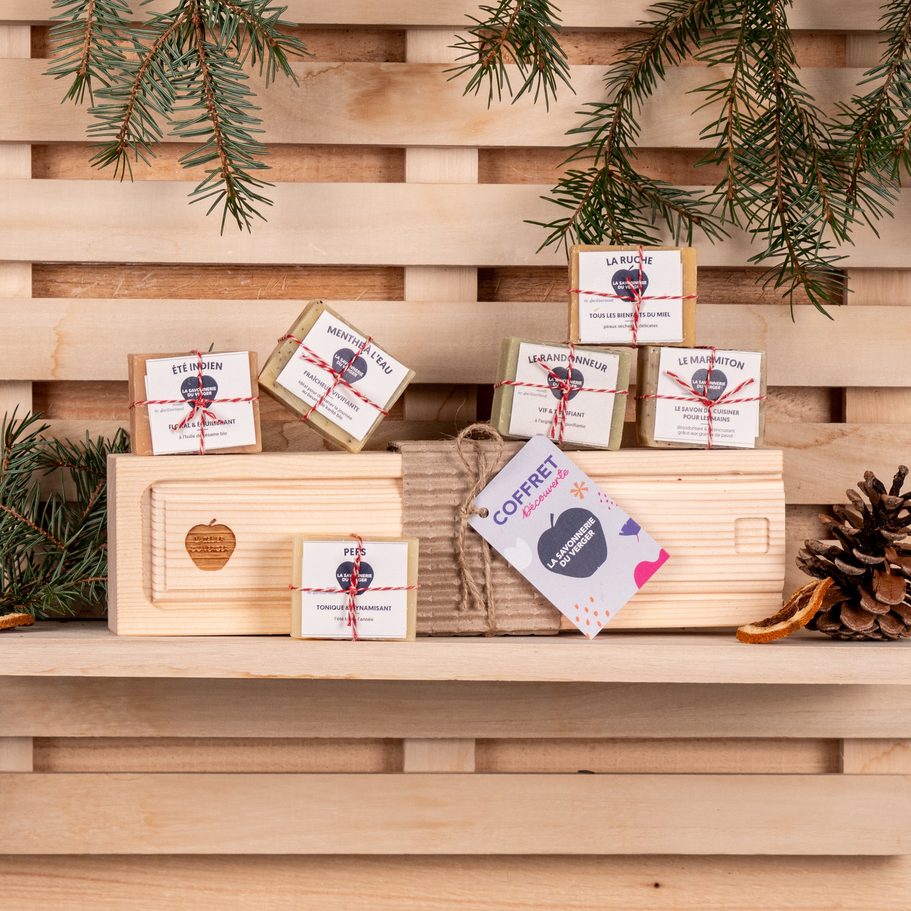 Coffret découverte de 6 savons | Savons artisanaux et locaux